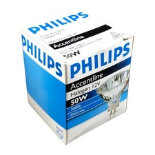 5x Pack Philips Accentline 50W 12V 36deg GU5,3 MR16 Halogen 412058