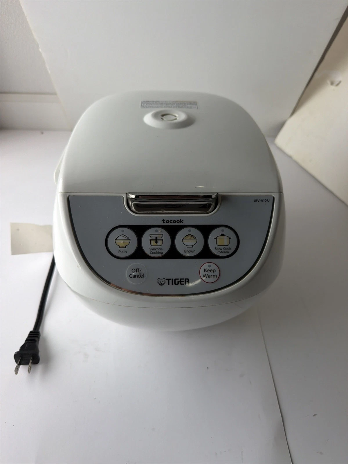 Tiger JBV-A10U-W 5.5 Cup Multi-Functional Rice Cooker