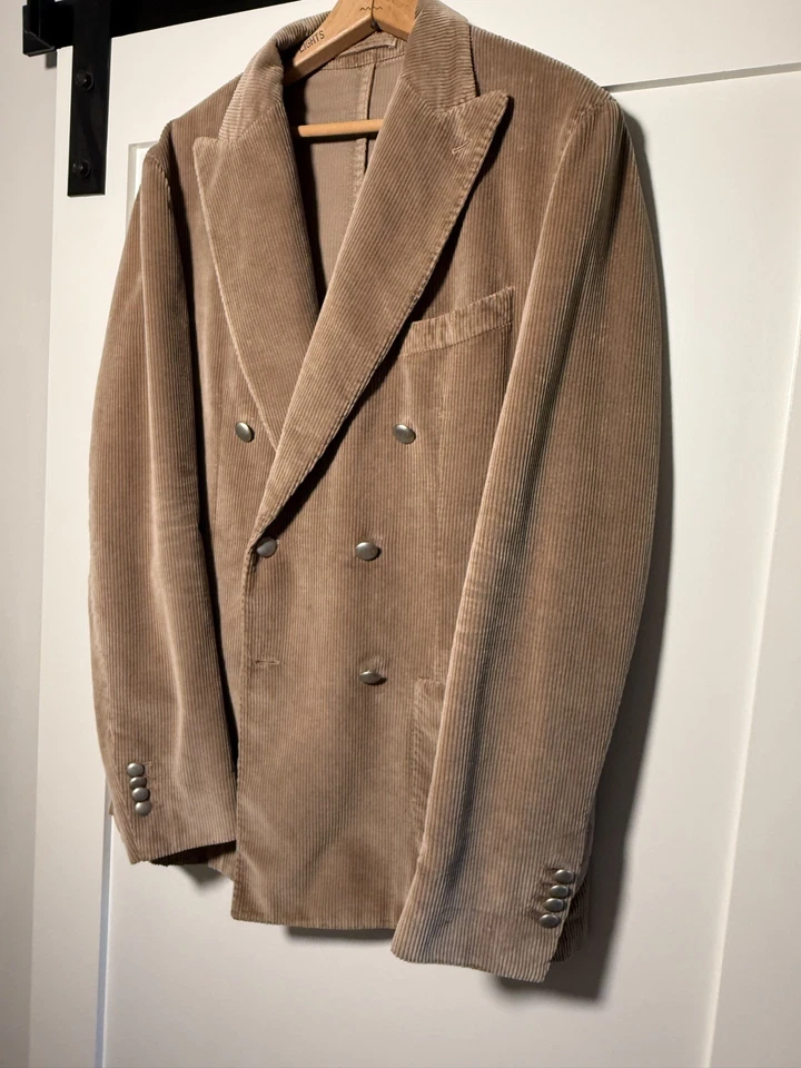 L.B.M. 1911 New Corduroy Sport Coat TOM jacket in camel  Size 50R (~40R US)  - Image 2 of 4