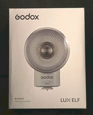 Godox Lux Elf Retro Camera Flash, GN6 CCT 6000K 200K, S1/S2 Optical Control NEW