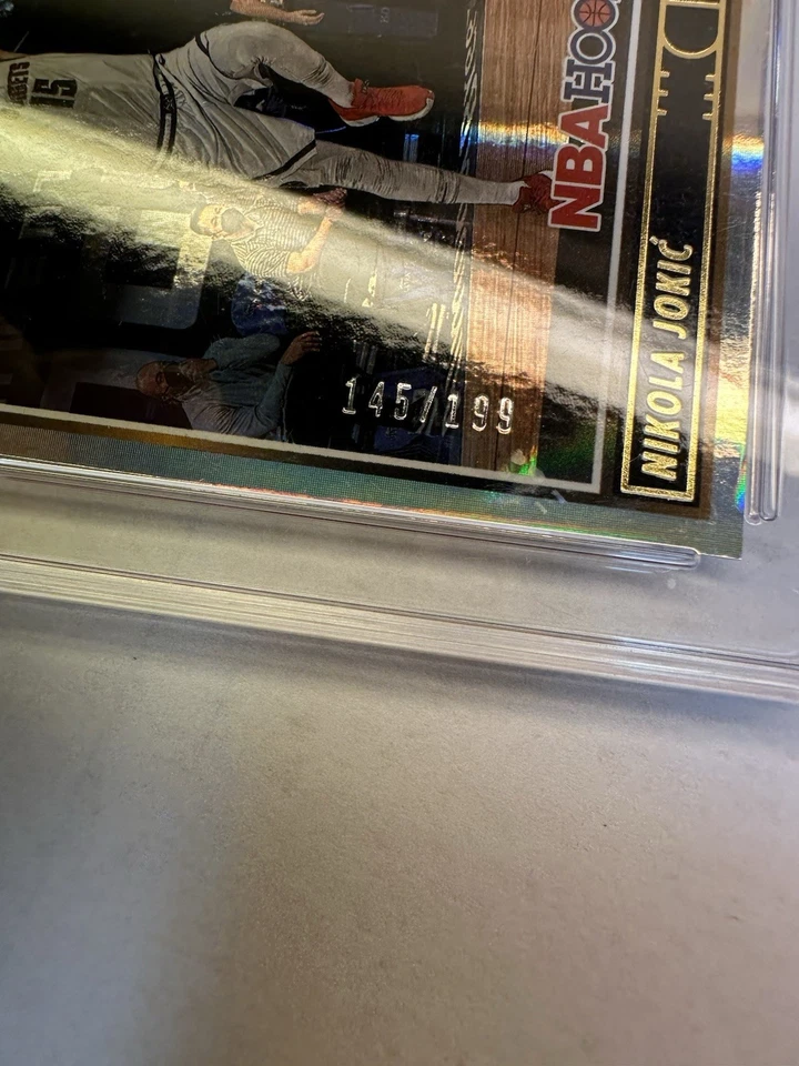 2021-22 Panini NBA Hoops Premium Box Set Nikola Jokic 145/199 Nuggets GMA 10 Gem - Image 3 of 4