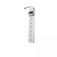 8 Ft. 6-Outlet Power Strip with Power Light Indicator
