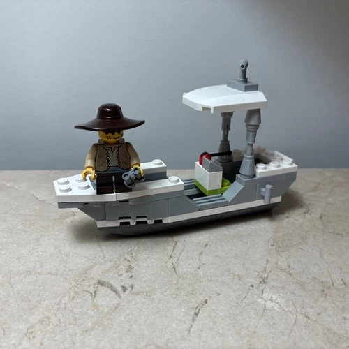 LEGO Custom Town Harbor Fishing Carolina Boat Beach Skiff Minifigure City