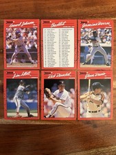1990 MLB Donruss Baseball CARDS 99, 100, 104, 108, 112, 118 Lot Checklist