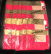 Vintage Nylon Stockings DEBUTANTE CINNA-GLO BEIGE 10 A7 1000 Never worn Lot 10