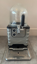 WIK Beer Dispenser Machine with Tap & Drip Tray, Silver/Black Modern