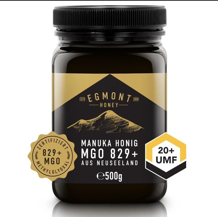 Manuka Honig MGO 829 500g UMF 20 Egmont Honey Neuseeland Original 850 820 1000