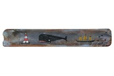 Steve Camps 'Scamps' - Original Acrylic Painting - Whale, Lighthouse & Schooner.
