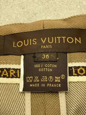 LOUIS VUITTON / ボトム/36/コットン/CML/キャメル/無地 LOUIS VUITTON/Jeans/Size 36/Cotton/CML/Camel/Solid | eBay