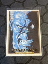 2024 SkyBox Marvel Masterpieces 92 Platinum Tombstone #99 Leather