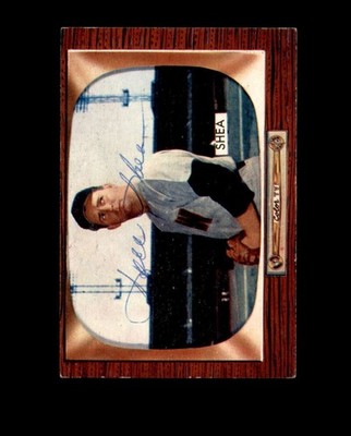 Spec Shea Signed Original 1955 Bowman Washington Senators Autograph