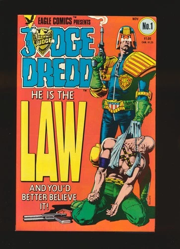 Judge Dredd (Eagle) # 1 - Brian Bolland cover & art NM- Cond