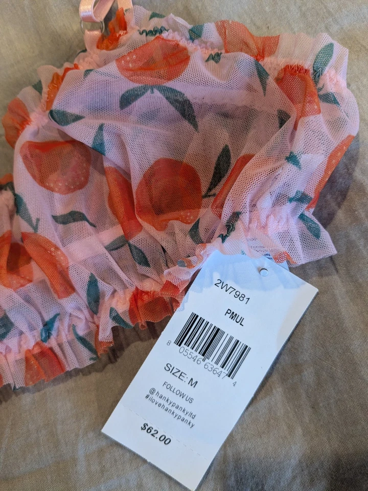 Новый с ярлыками Hanky Panky цитрусовые crush bralette, размер M - Изображение 2 из 4