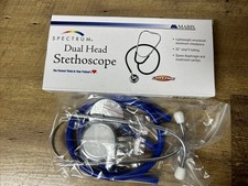SPECTRUM Stethoscope – Lightweight Dual Head Medical Nurse Student Home 22” ...