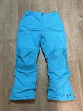 LANDS END BLUE SNOW KIDS SKI PANTS SIZE 12H