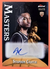2024-25 Topps Finest-Stephon Castle RC-Masters Auto-08/25-San Antonio Spurs