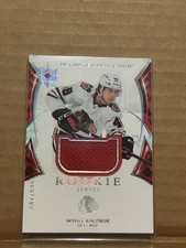 2021-22 Ultimate Collection Hockey Wyatt Kalynuk Jersey /699 Blackhawks
