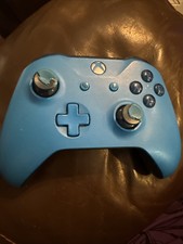 Xbox One Wireless Controller 1708 Blue And Black Tested And Working