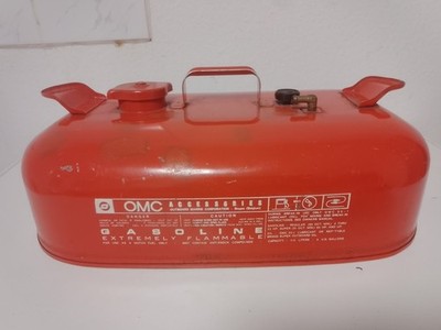 Vintage OMC Benzintank 11,5L (3 Gal) für Außenborder   Johnson / Evinrude   Meta