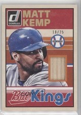 2014 Panini Donruss Bat Kings Studio Series 18/25 Matt Kemp #46 h3a