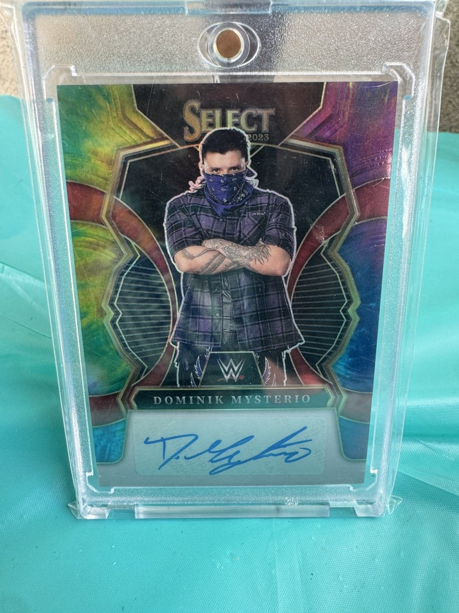 WWE Panini Select 2023 Dominik Mysterio Auto Tie-Dye /25 AUTO