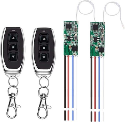 12V DC Motor Drive Forwards and Reverse Controller Module Switch, DC 3V~18V 433M
