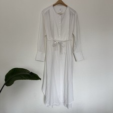 Foemina White Dress Long Sleeve Size 12