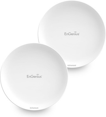 Open Box EnGenius EnStation6 KIT WiFi 6 Outdoor 5GHz 2x2 PtP Bridge Set AX1200