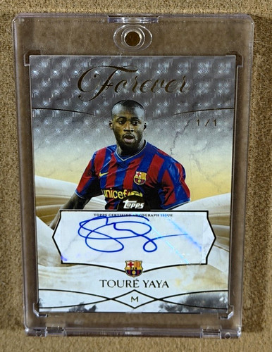 Topps Forever FC Barcelona 2025/26 Yaya Toure Auto 1/1🔥🔥🔥