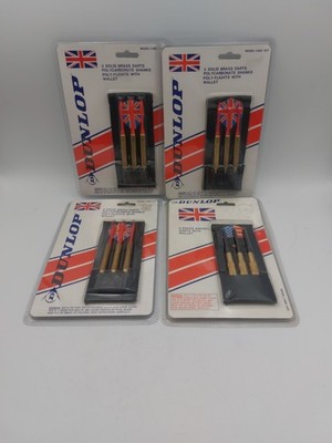 Lot of 4 Sets of DUNLOP THROWING DARTS 3 Per Package (9 TOTAL DARTS) Sealed