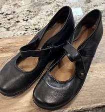 Easy Spirit Leather Daylons Women's 9 Mary Jane Shoes Adjustable Strap Coquette