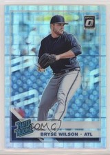 2019 Panini Donruss Optic Rated Rookies Pandora Prizm 7/99 Bryse Wilson #61 fo7
