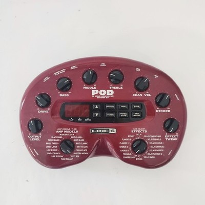 Line 6 POD Version 2.0 The Ultimate Guitar Direct Box Desktop Amp Modeler Multi-