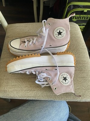 Converse Womens8. Star Hike High Top Platform Shoes Himalayan Salt 171668C Good