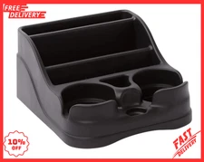 Universal Truck Console Car Cup Holder Floor Drink Storage Auto RV CD Organizer