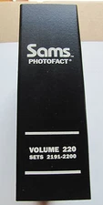 Sams Photofact Manual Binder, Volume 220, Sets 2191-2200, Electronic Schematics
