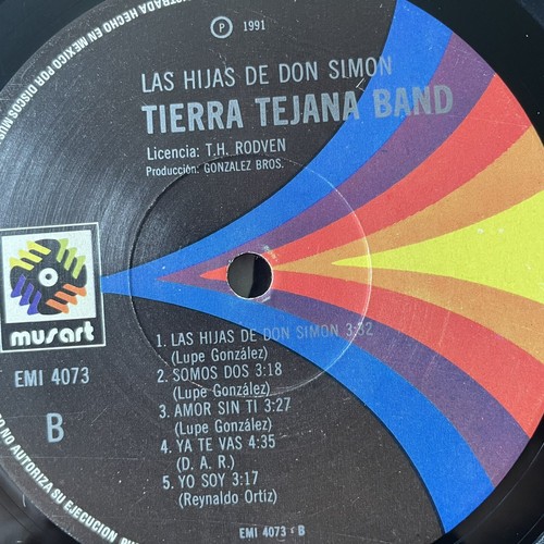 TIERRA TEXANA BAND / Where The Party Dudes / Vinyl Record 33 Rpm - Picture 4 of 4