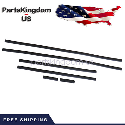 LH & RH Side Highlander Center Roof Drip Finish Molding For Toyota 08-13