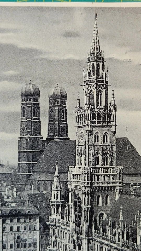 Germany photo postcard 1933, The Frauenkirche is Munich's famous church, used - Image 2 of 4