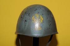 ELMETTO M33 BELLICO CON RIUTILIZZO POST EX P.S. - ITALIAN WW2 HELMET