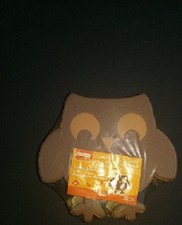MICHEALS HALLOWEEN FOAM OWL DIE CUT OUTS LOT 35 5 5/8" W X 5 3/8" H SCHOOL NEW