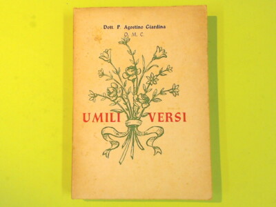 DEMÜTIGE VERSE P. AGOSTINO GIARDINA EDIZIONI PAOLINE 1954