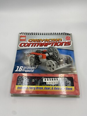 LEGO Crazy Action Contraptions Set & Klutz Instructional Book (16 Projects)