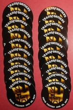 Transformers Movie Premier Stickers - 20 Stickers - June 28, 2014 - 3.5" x 3.5"