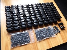 Bakelit Kabelschellen, PVL 18, TGL 4877, 100 Stück