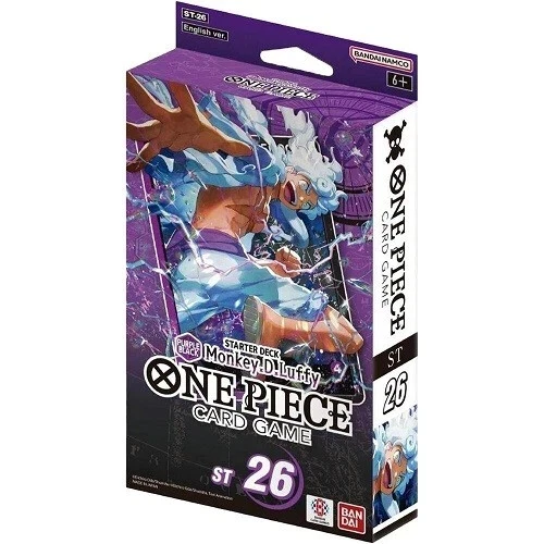One Piece TCG: Purple/Black - Monkey D. Luffy Starter Deck [ST-26] Sealed