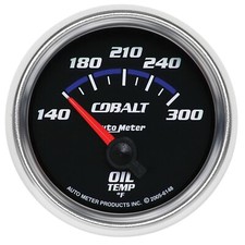 Autometer 6148 Cobalt Electric Oil Temperature Gauge