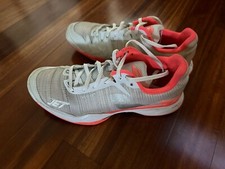 Babolat Jet Mach II AC Womens Size 9.5 B White/Coral Sneakers Tennis 31S18630