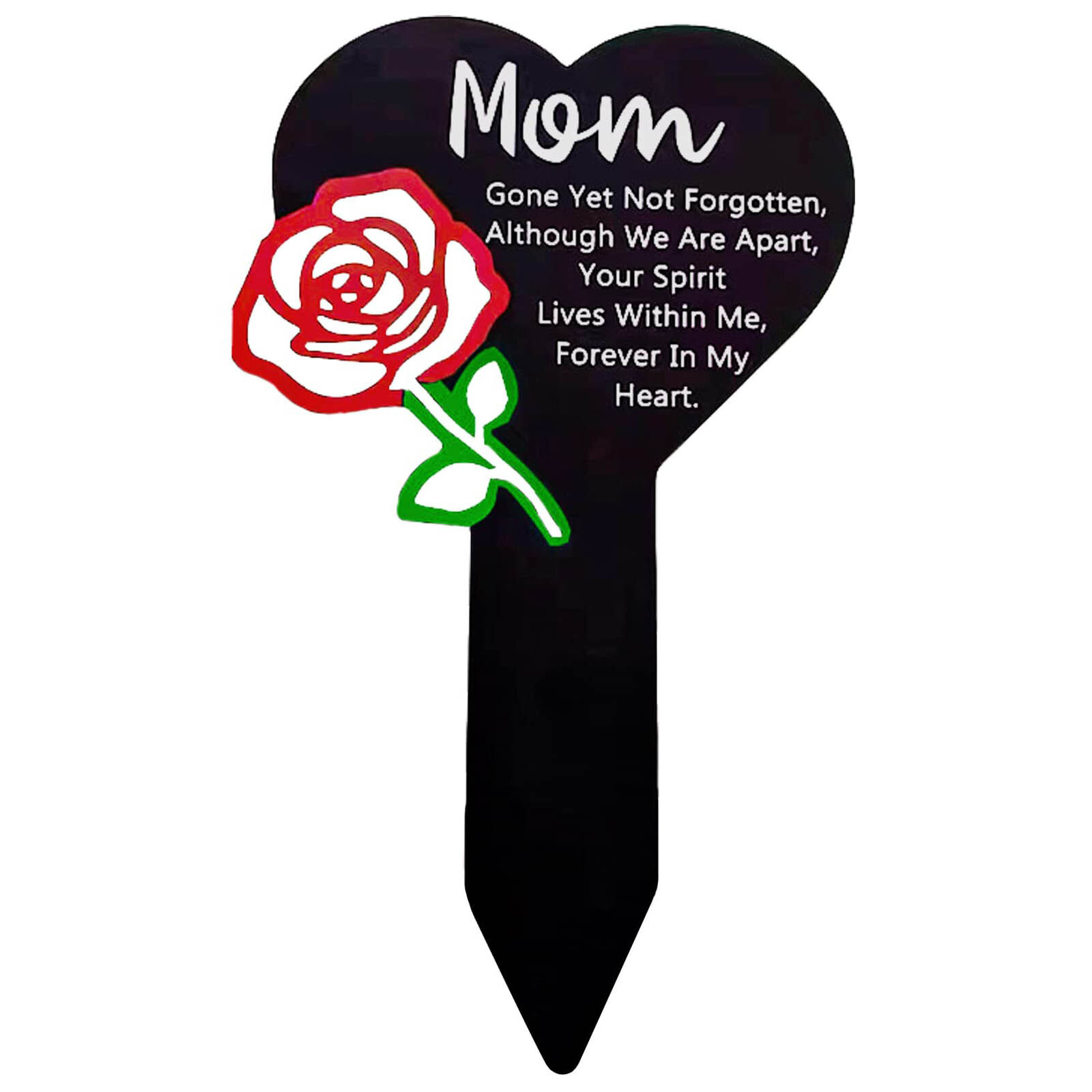 Memorial Acrylic Grave Markers Cemetery Garden Stake Memorial Plaque