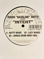 Simon Bassline Smith - Natty Music / Lazy Bones / Jungle 12" Jungle Vinyl 1995